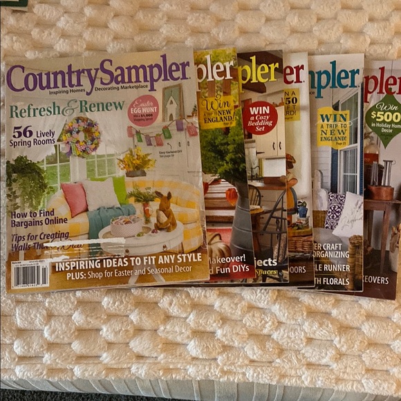 6 2020 Country Sampler Magazines Collection! - Picture 1 of 9